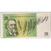 AUSTRALIA 1966 . TWO 2 DOLLARS BANKNOTE . COOMBS/WILSON . FIRST PREFIX FAA